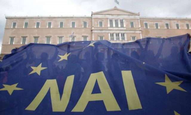 Δημοφήφισμα: Άγνωστοι προξένησαν φθορές σε εκλογικό περίπτερο υπέρ του «ΝΑΙ» στο Μαρούσι