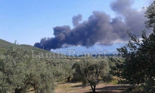 Φθιώτιδα: Υπό πλήρη έλεγχο η φωτιά στο εργοστάσιο