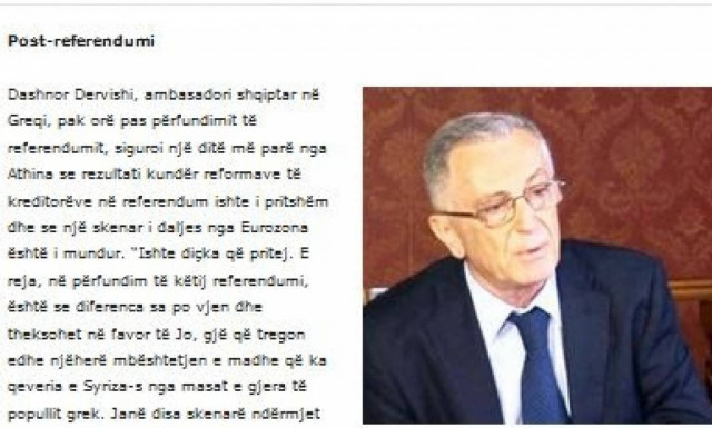 Πρέσβης Αλβανίας στην Αθήνα: Οι Αλβανοί δεν επιστρέφουν στην Αλβανία!