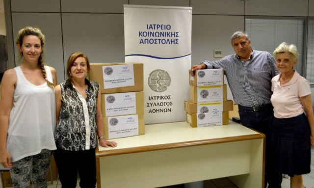 ΙΣΑ-Ιατρείο Κοινωνικής Αποστολής: Αποστολή υγειονομικού υλικού στους Φούρνους