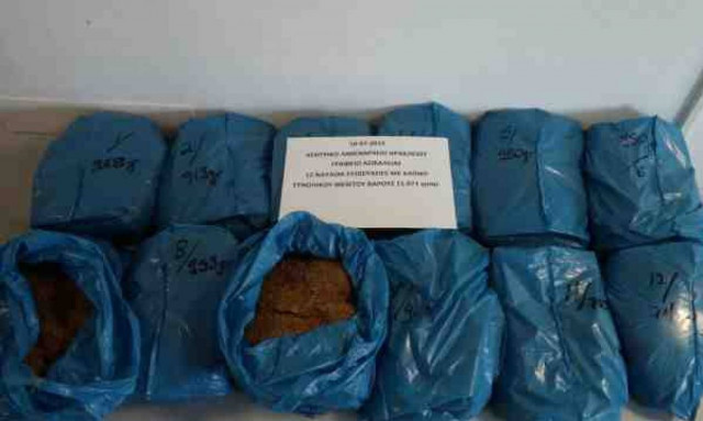 Ηράκλειο: Συνελήφθη 55χρονος με 11 κιλά λαθραίο καπνό