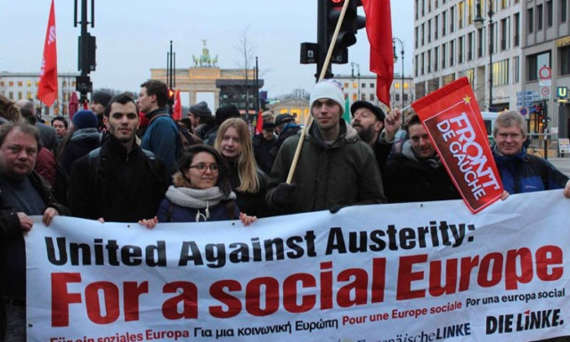 Μνημόνιο: Πορεία συμπαράστασης για την Ελλάδα στο Βερολίνο