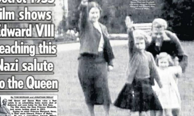 Queen Nazi salute film: Palace 'disappointed' at use
