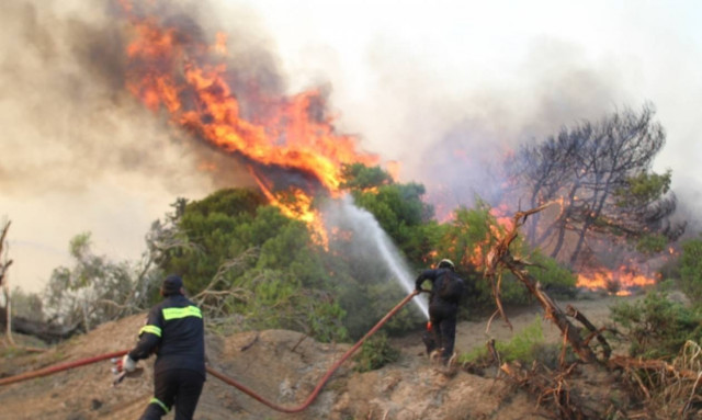 Πυρκαγιές - Πύρινη κόλαση σε Ρόδο, Εύβοια και Ηλεία