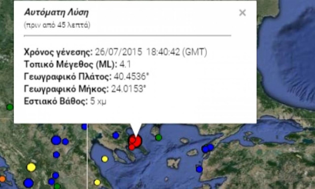 Σεισμός: 4,1R αναστάτωσαν το Άγιο Όρος