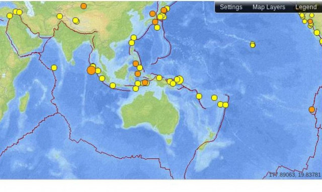 Ινδονησία: Σεισμός μεγέθους 6 βαθμών ανοικτά της Ιάβας