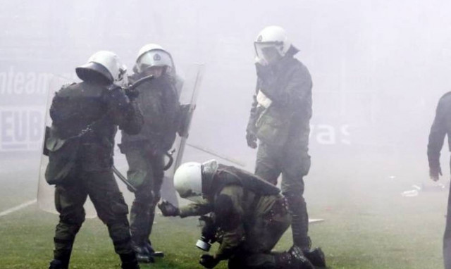 Άγρια συμπλοκή οπαδών στην Χαλκιδική!