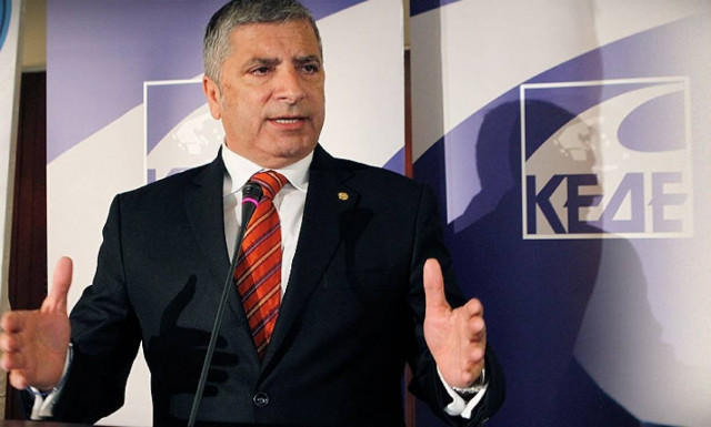 Ρύθμιση για εξαίρεση εργοληπτών ζητά ο πρόεδρος της ΚΕΔΕ