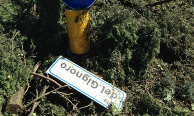 Φλωρεντία: Μεγάλες καταστροφές από ισχυρή νεροποντή