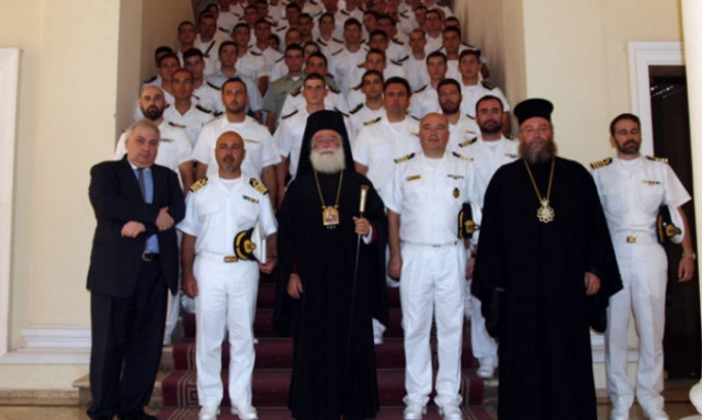 Στην Αίγυπτο το αρματαγωγό «Ικαρία»-Στον Πατριάρχη οι Ναυτικοί Δόκιμοι (pics)