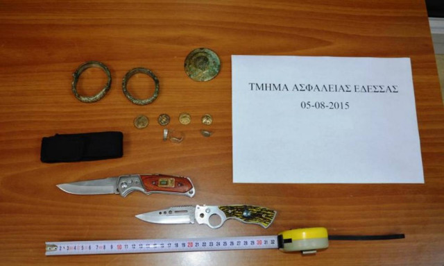 Έδεσσα: Σύλληψη 57χρονου για κατοχή αρχαίων αντικειμένων