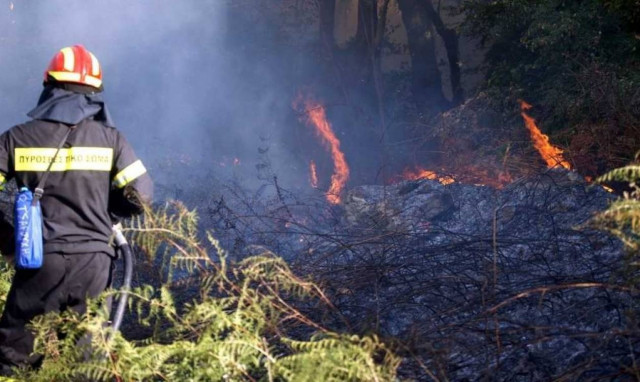 «Βλέπουν» εμπρησμό πίσω από την πυρκαγιά στη Βαρυμπόμπη