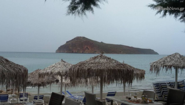 Κρήτη: Απίστευτο θέαμα καταγράφηκε στα Θεοδωρού λόγω κακοκαιρίας (vid)