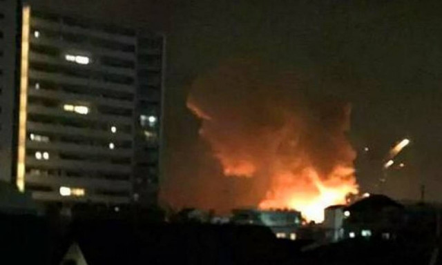 Ισχυρές εκρήξεις σε αμερικανική βάση στην Ιαπωνία (video)