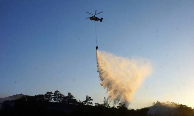 Υπό μερικό έλεγχο η φωτιά στη Φυλή