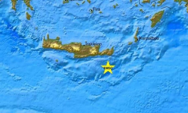 Ιεράπετρα: Νέα σεισμική δόνηση 3,9 Ρίχτερ