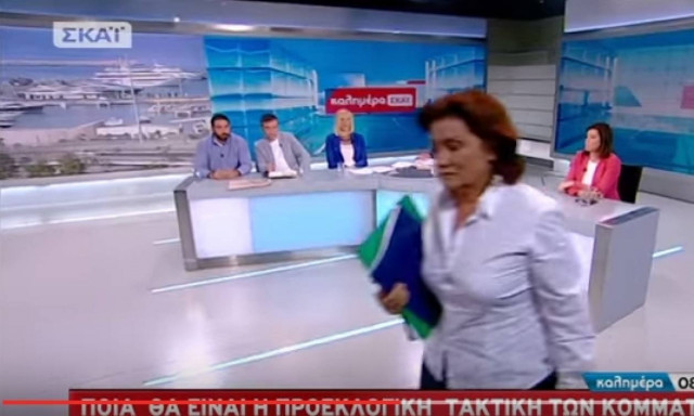 Εκλογές 2015 - Αποχώρηση... ρεκόρ της Φωτίου από την εκπομπή του Αυτιά λόγω... Ραχήλ! (vid)