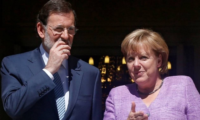 Κοινή θέση Μέρκελ - Ραχόι για μεταρρυθμίσεις και αλληλεγγύη προς την Ελλάδα