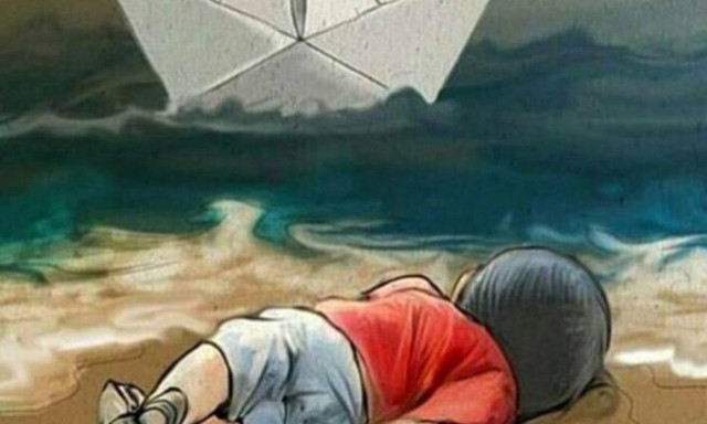 Τα σκίτσα για τον μικρό Αϊλάν που προκαλούν ανατριχίλα (photos)