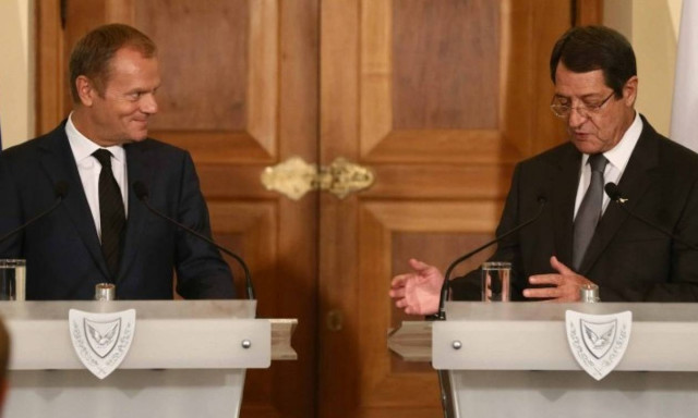 Ολο το παρασκήνιο της συνάντησης Αναστασιάδη-Τουσκ στην Κύπρο