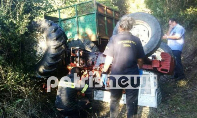 Ηλεία: Τραγικός θάνατος ηλικιωμένου - Καταπλακώθηκε από τρακτέρ