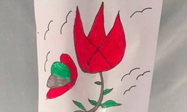 Τα προσφυγόπουλα στη Γευγελή ζωγραφίζουν τη ζωή που τους έκλεψαν