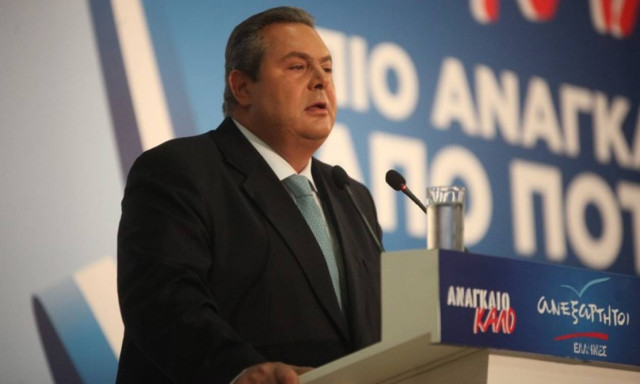 Εκλογές 2015 - Καμμένος: Ο λαός να βάλει στο χρονοντούλαπο τους πολιτικούς της διαφθοράς