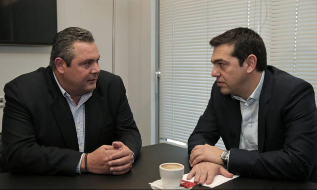 Επικοινωνία Τσίπρα - Καμμένου - Προχωρούν σε σχηματισμό κυβέρνησης