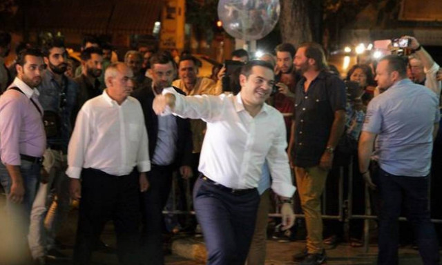 Αποτελέσματα εκλογών 2015: Η φωτογραφία που ανέβασε ο Α. Τσίπρας στο Twitter