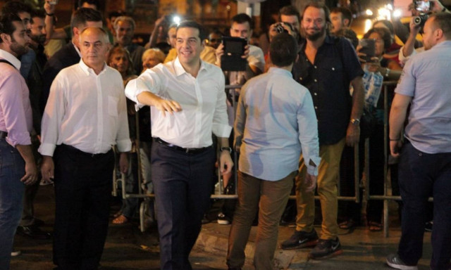 Αποτελέσματα εκλογών 2015: Στην Κλαυθμώνος ο Αλέξης Τσίπρας