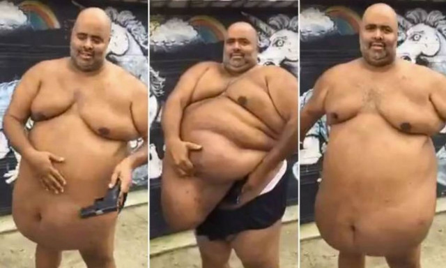 Κορμί… θανατηφόρο: Δείτε πού έκρυψε το όπλο του! (video)