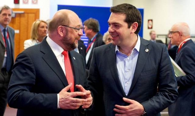 Συνάντηση Τσίπρα με Σουλτς για την εμπλοκή της Ευρωβουλής στην αξιολόγηση