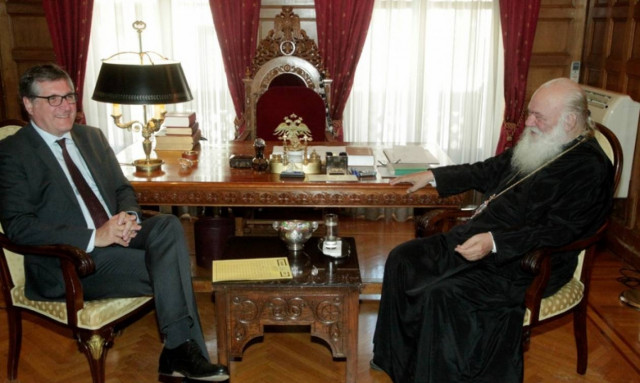 Ο Γερμανός Πρέσβης στον Αρχιεπίσκοπο Ιερώνυμο