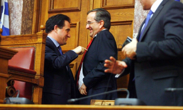 Συναντήσεις... μυστήριο Σαμαρά με Κυριάκο, Άδωνι και Τζιτζικώστα