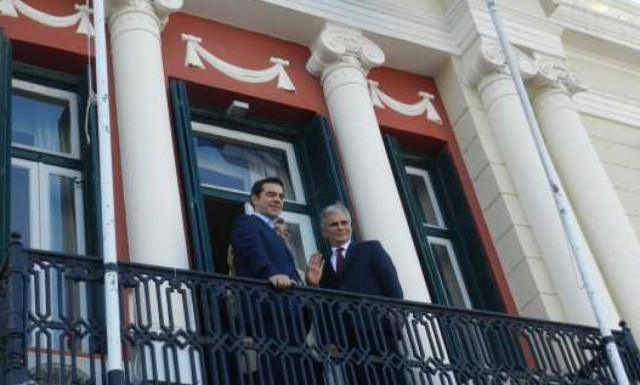 Μυτιλήνη: Επεισόδιο μεταξύ δημοσιογράφων και ανδρών της ασφάλειας του Τσίπρα (video)