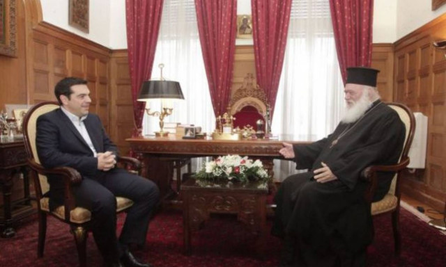 Τρίωρη συνάντηση Τσίπρα με  Αρχιεπίσκοπο