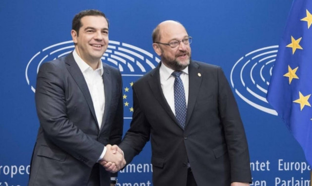 Συναντήσεις Τσίπρα, Σουλτς και Τσίμερ στο περιθώριο της Συνόδου Κορυφής για το μεταναστευτικό (vid)