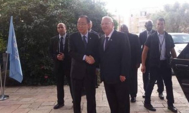 Επίσκεψη του Μπαν Κι-μουν σε Ισραήλ και παλαιστινιακά εδάφη και έκκληση για αποκλιμάκωση της έντασης