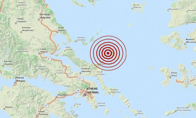 Σεισμός 4,4 Ρίχτερ στη Σκύρο