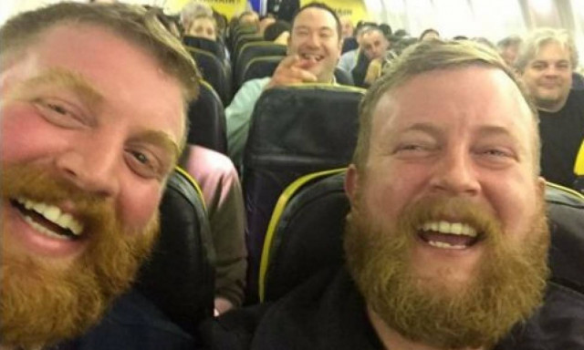 Απίστευτο και όμως αληθινό: Γνώρισε το… σωσία του μέσα στο αεροπλάνο (photos)