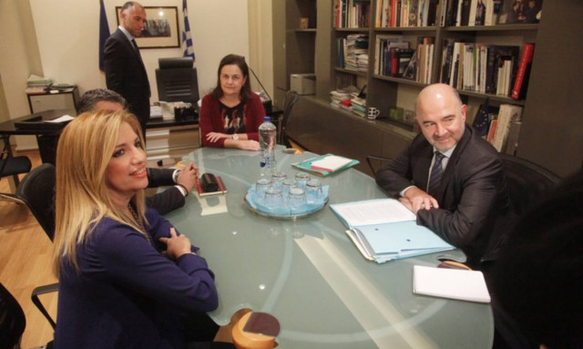 Γεννηματά προς Μοσκοβισί: Όχι στους πλειστηριασμούς πρώτης κατοικίας