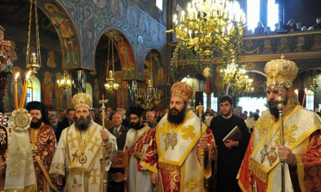 Πολυαρχιερατικό συλλείτουργο για τον Άγιο Γεώργιο τον Νεαπολίτη