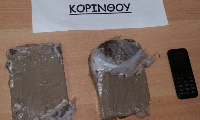 Κορινθία: Συνελήφθησαν δύο άτομα με ένα κιλό ηρωίνη
