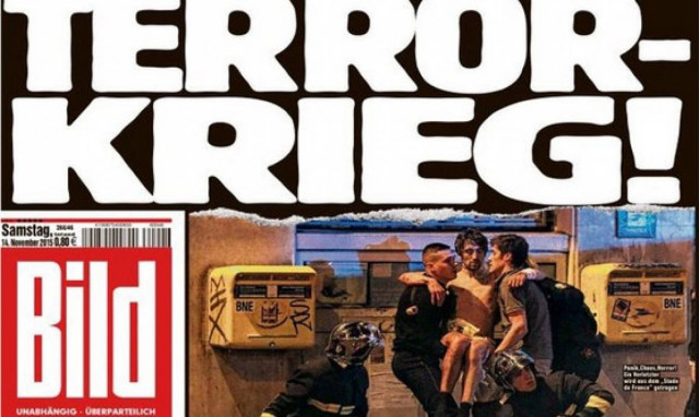 Τα πρωτοσέλιδα από όλο τον κόσμο για το μακελειό στο Παρίσι