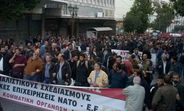 Πορεία Πολυτεχνείου: Στη συγκέντρωση του ΚΚΕ ο Δημήτρης Κουτσούμπας