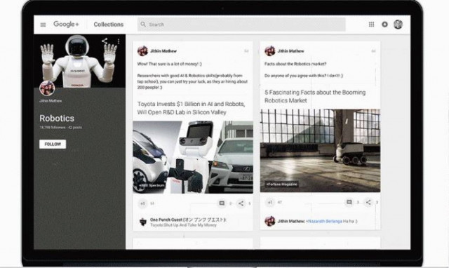 Νέος σχεδιασμός για το Google+