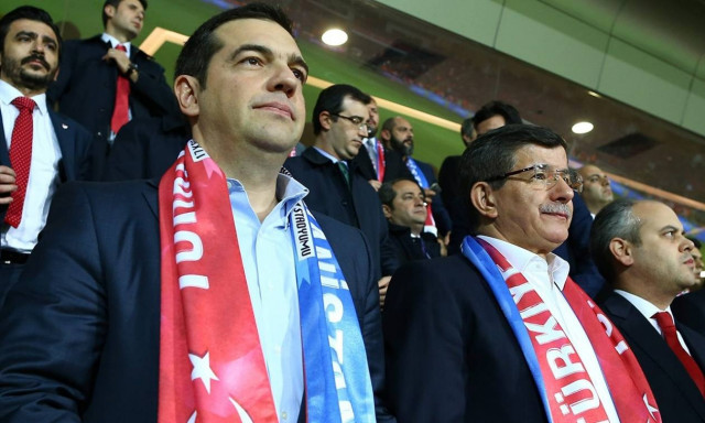 Συνάντηση Τσίπρα - Νταβούτογλου για το προσφυγικό