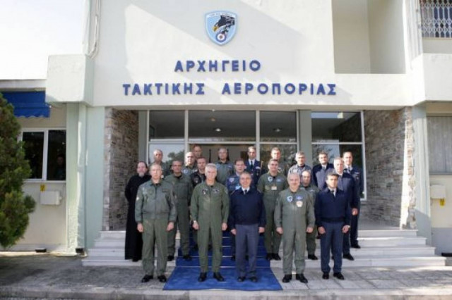 Επίσκεψη Διοικητή CAOC TJ στο στο Αρχηγείο Τακτικής Αεροπορίας (pics)
