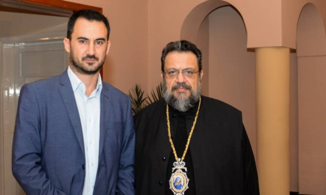 Στον Μητροπολίτη Μεσσηνίας ο Αλέξανδρος Χαρίτσης