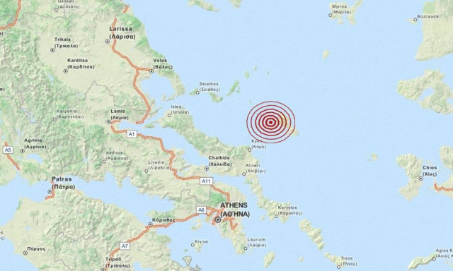Σεισμός 3,5 Ρίχτερ στη Σκύρο